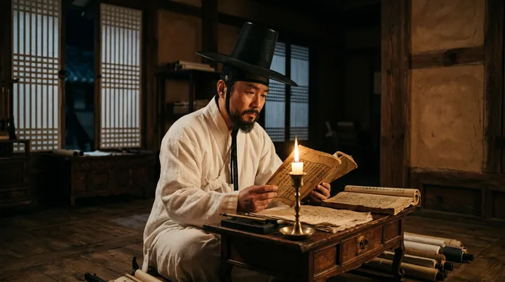 역사 · 다큐 — AI로 만든 예시 장면