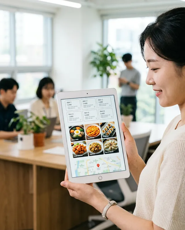 가게 소개·메뉴 6개·사진 6장·지도