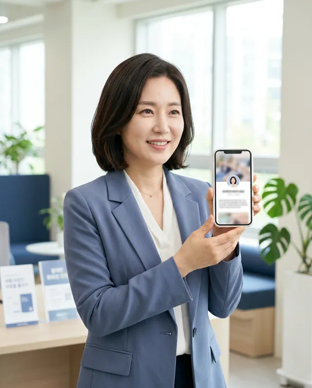 휴대폰 블로그 커버 + 프로필 그림