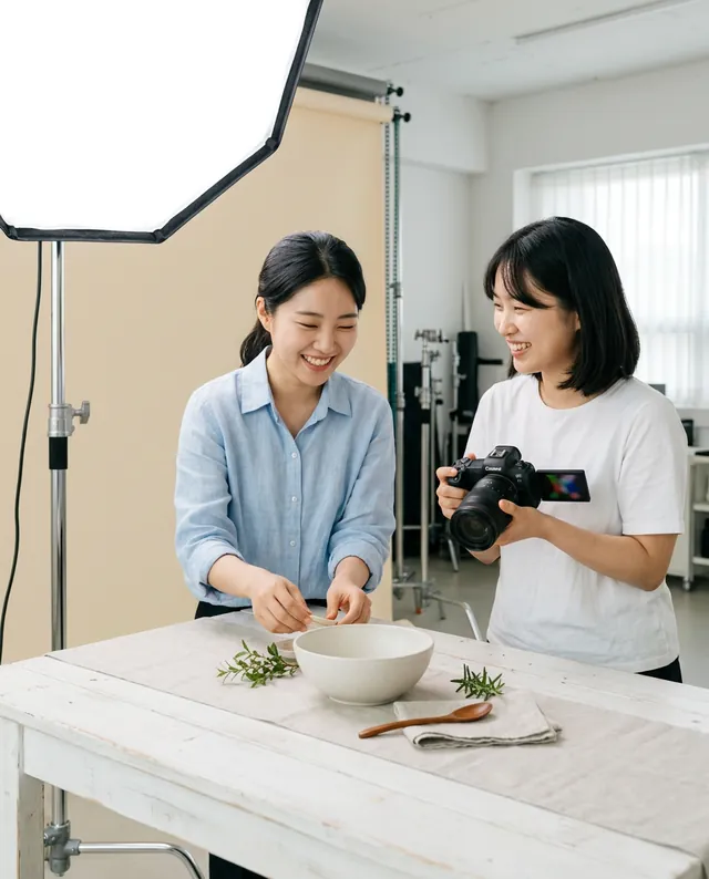 상품 사진 촬영 세트