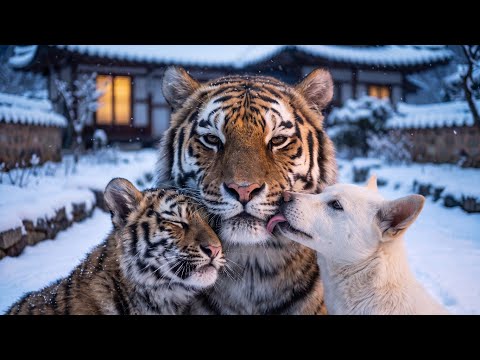 호랑이와 백구, 옛이야기 모음 — 산혼이 만든 AI 영상